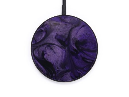 Circle ResinArt Wireless Charger - Regina (Purple, 614862) For Discount