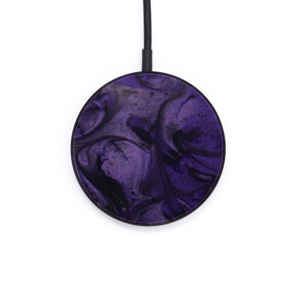 Circle ResinArt Wireless Charger - Regina (Purple, 614862) For Discount