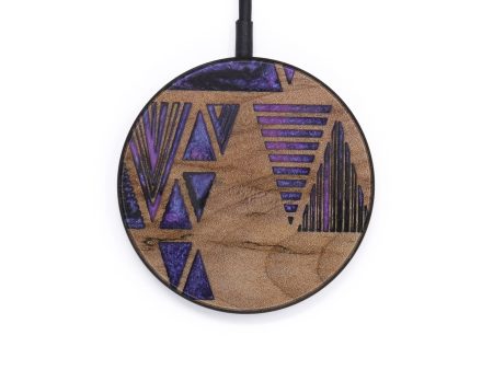 Circle Wood+Resin Wireless Charger - Inaaya (Pattern, 612501) Supply