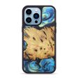 iPhone 14 Pro Max Wood+Resin Phone Case - Jaedyn (Blue, 615496) For Sale