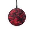 Circle ResinArt Wireless Charger - Jamila (Dark Red, 612512) Hot on Sale