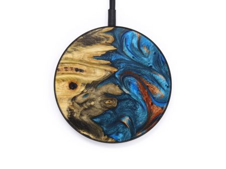 Circle Wood+Resin Wireless Charger - Kimberlee (Artist Pick, 615651) Hot on Sale