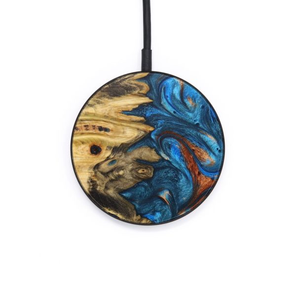 Circle Wood+Resin Wireless Charger - Kimberlee (Artist Pick, 615651) Hot on Sale