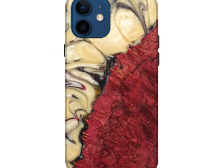 iPhone 12 Wood+Resin Live Edge Phone Case - Ambrose (Metallic, 616735) Fashion