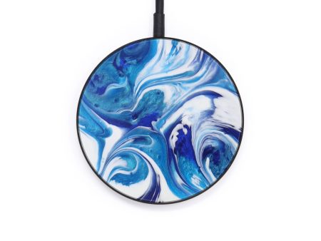 Circle ResinArt Wireless Charger - Kiya (Light Blue, 614853) Discount