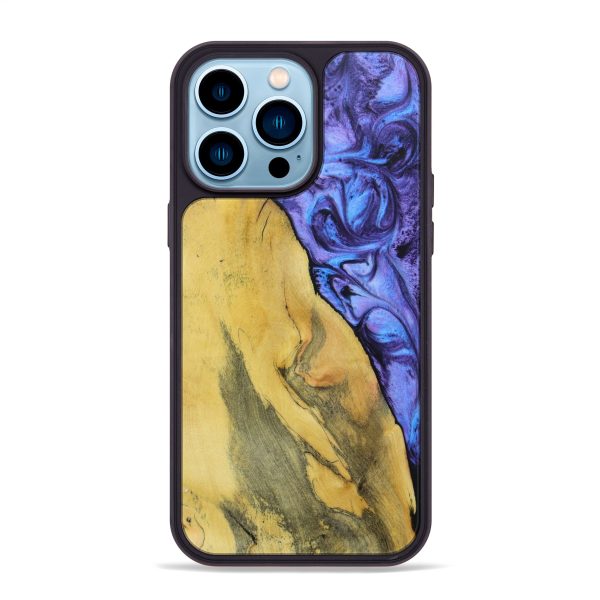 iPhone 14 Pro Max Wood+Resin Phone Case - Analise (Purple, 615370) Supply