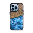 iPhone 14 Pro Wood+Resin Phone Case - Aida (Blue, 615448) Supply