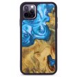 iPhone 11 Pro Max Wood+Resin Phone Case - Melissa (Blue, 615481) Cheap