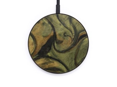 Circle ResinArt Wireless Charger - Mariah (Dark Green, 614867) For Discount