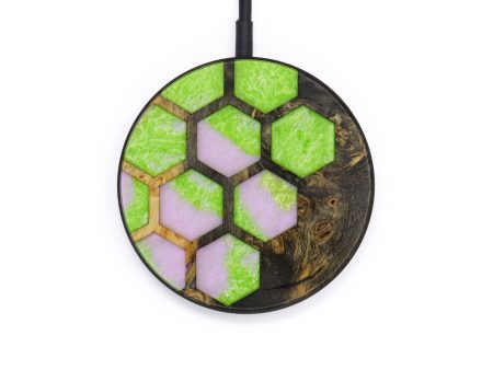 Circle Wood+Resin Wireless Charger - Liam (Pattern, 612507) Sale