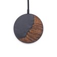 Circle Wood+Resin Wireless Charger - Knowledge (Pure Black, 611824) For Cheap