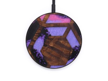 Circle Wood+Resin Wireless Charger - Winifred (Pattern, 610193) Online