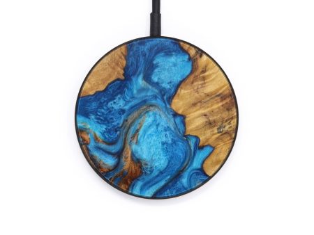 Circle Wood+Resin Wireless Charger - Aiyanna (Artist Pick, 611197) on Sale