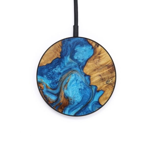 Circle Wood+Resin Wireless Charger - Aiyanna (Artist Pick, 611197) on Sale