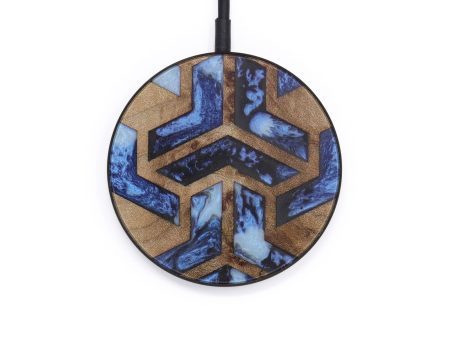 Circle Wood+Resin Wireless Charger - Lane (Pattern, 611759) Online