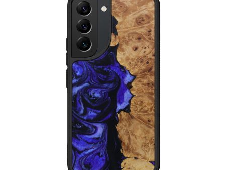 Galaxy S22 Wood+Resin Phone Case - Apollo (Purple, 611507) Online Hot Sale