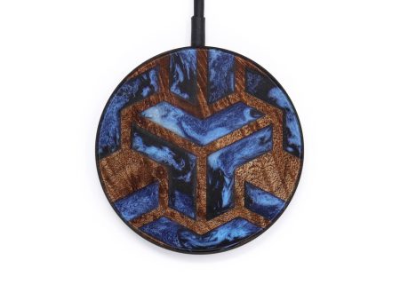 Circle Wood+Resin Wireless Charger - Tia (Pattern, 610467) Online Sale