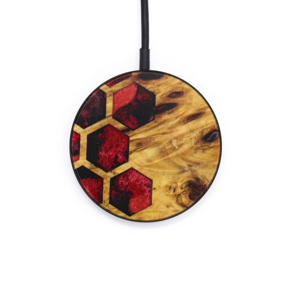 Circle Wood+Resin Wireless Charger - Laraine (Pattern, 610445) Online now