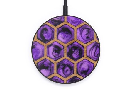 Circle Wood+Resin Wireless Charger - Rosella (Pattern, 613313) Cheap