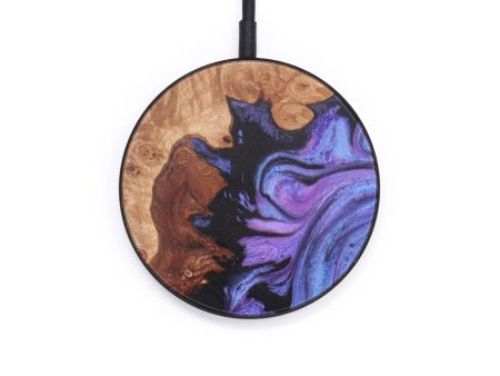 Circle Wood+Resin Wireless Charger - Jaleah (Artist Pick, 611894) Hot on Sale