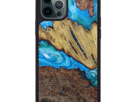 iPhone 12 Pro Max Wood+Resin Phone Case - Adaline (Mosaic, 614693) Discount