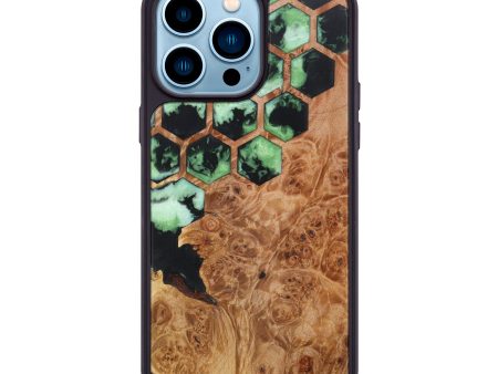 iPhone 14 Pro Max Wood+Resin Phone Case - Alessandro (Pattern, 614100) Discount