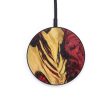 Circle Wood+Resin Wireless Charger - Briggs (Dark Red, 616361) Online Sale