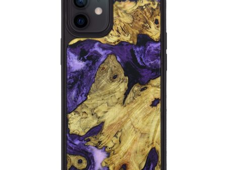 iPhone 12 Wood+Resin Phone Case - Alisa (Purple, 616300) Discount