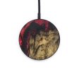 Circle Wood+Resin Wireless Charger - Lillian (Dark Red, 610185) Sale