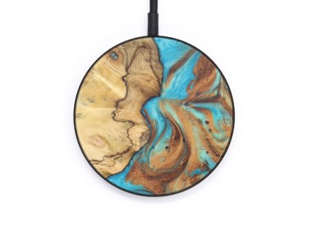 Circle Wood+Resin Wireless Charger - Maira (Artist Pick, 611882) Sale