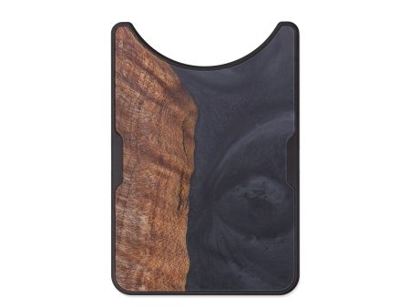 Alloy Wood+Resin Wallet - Kolt (Pure Black, 611721) For Cheap