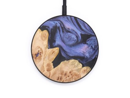 Circle Wood+Resin Wireless Charger - Gavin (Artist Pick, 611883) on Sale