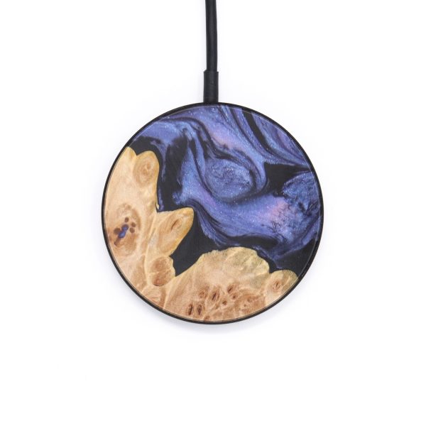 Circle Wood+Resin Wireless Charger - Gavin (Artist Pick, 611883) on Sale