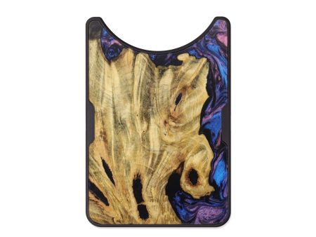 Alloy Wood+Resin Wallet - Minerva (Purple, 616340) Fashion