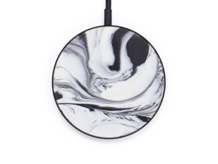 Circle ResinArt Wireless Charger - Tammi (Black & White, 613064) Online