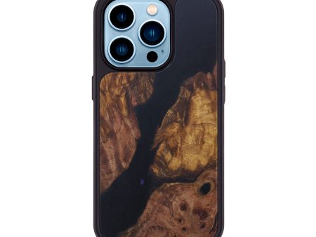 iPhone 14 Pro Wood+Resin Phone Case - Adonis (Artist Pick, 612322) For Sale