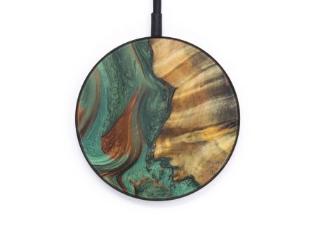 Circle Wood+Resin Wireless Charger - Leylani (Artist Pick, 611753) Cheap