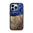 iPhone 14 Pro Wood+Resin Phone Case - Addisyn (Purple, 612353) Fashion