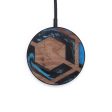 Circle Wood+Resin Wireless Charger - Howard (Pattern, 611202) Online Hot Sale