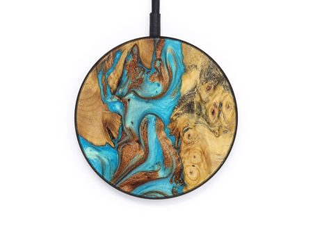 Circle Wood+Resin Wireless Charger - Rome (Artist Pick, 611856) Hot on Sale