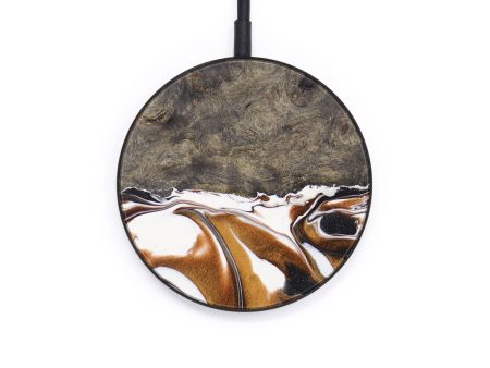 Circle Wood+Resin Wireless Charger - Veda (Black & White, 614747) Online Hot Sale