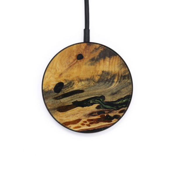 Circle Wood+Resin Wireless Charger - Coleman (Artist Pick, 614604) For Discount