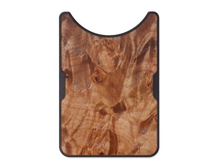 Alloy Wood+Resin Wallet - Janeen (Maple Burl, 610236) Fashion