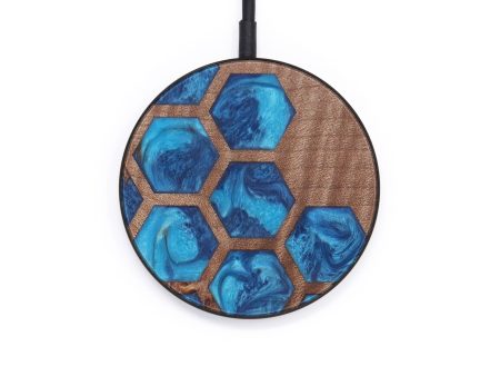 Circle Wood+Resin Wireless Charger - Juliet (Pattern, 611205) Cheap