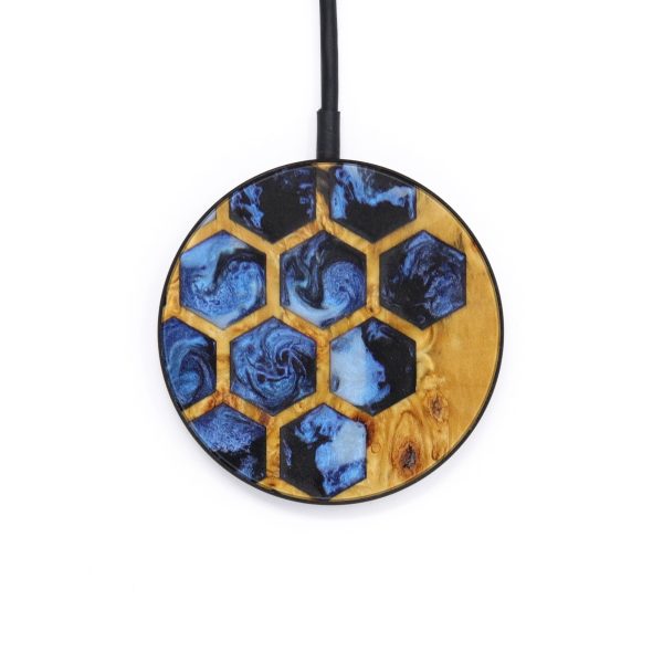 Circle Wood+Resin Wireless Charger - Adalee (Artist Pick, 610466) Supply