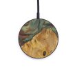 Circle Wood+Resin Wireless Charger - Agnes (Dark Green, 612543) Fashion