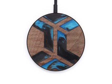 Circle Wood+Resin Wireless Charger - Clark (Pattern, 611203) Online