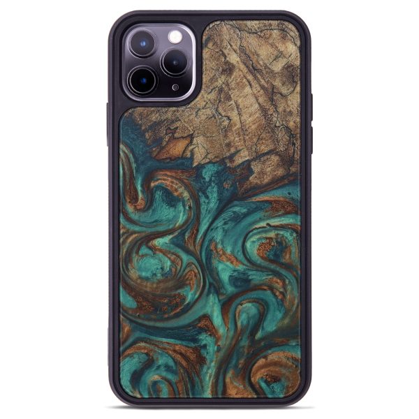 iPhone 11 Pro Max Wood+Resin Phone Case - Skye (Artist Pick, 610902) Online