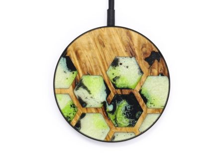 Circle Wood+Resin Wireless Charger - Brooklynn (Pattern, 610459) Supply