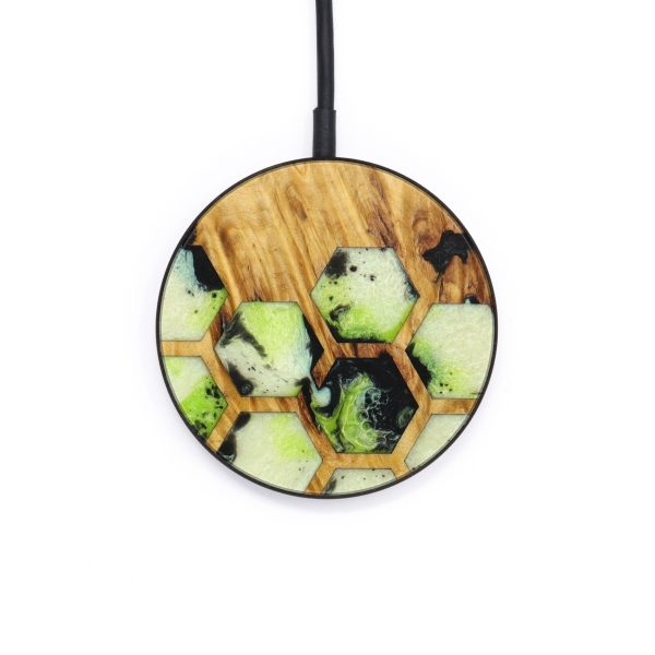 Circle Wood+Resin Wireless Charger - Brooklynn (Pattern, 610459) Supply